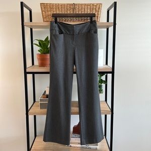 Express Mid-Rise Editor Charcoal Gray Dress Pant Trouser, 4